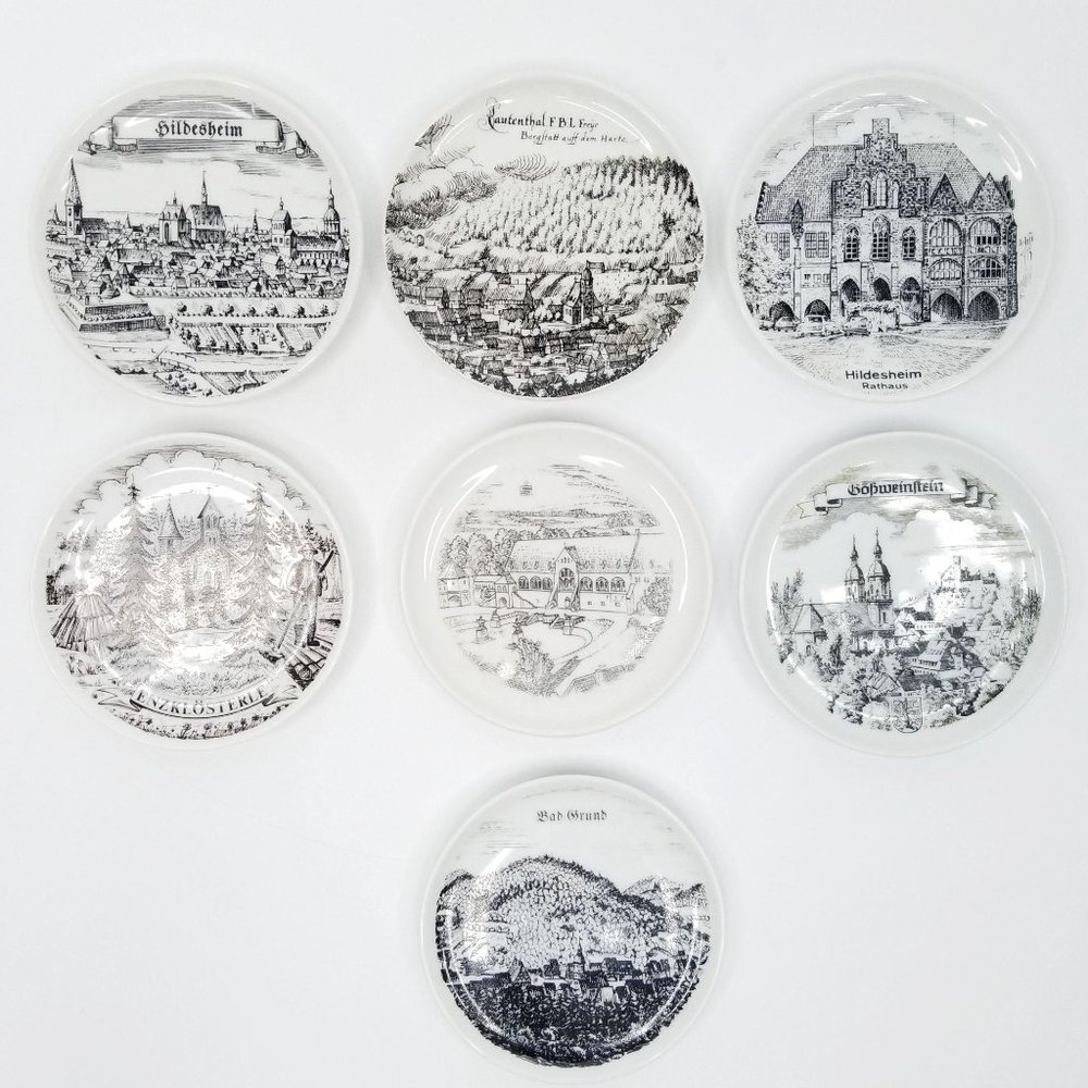 Coasters German Landscapes Towns Hildesheim Lot 7